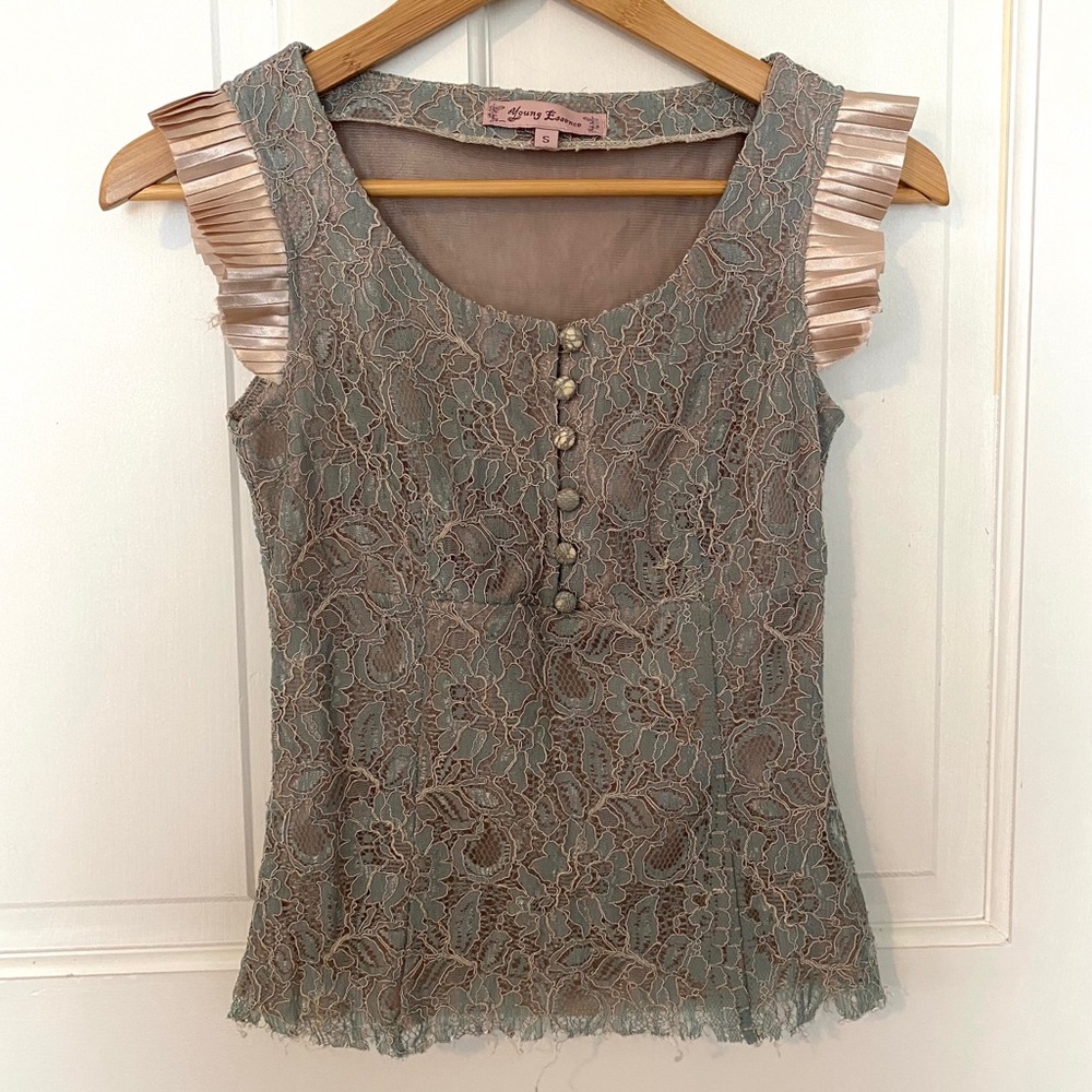 Eclectic Cap Sleeve Top